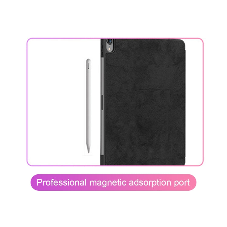 Horizontal Flip Magnetic PU Leather Case for iPad Pro 11 inch (2018), with Three-folding Holder & Sleep / Wake-up Function