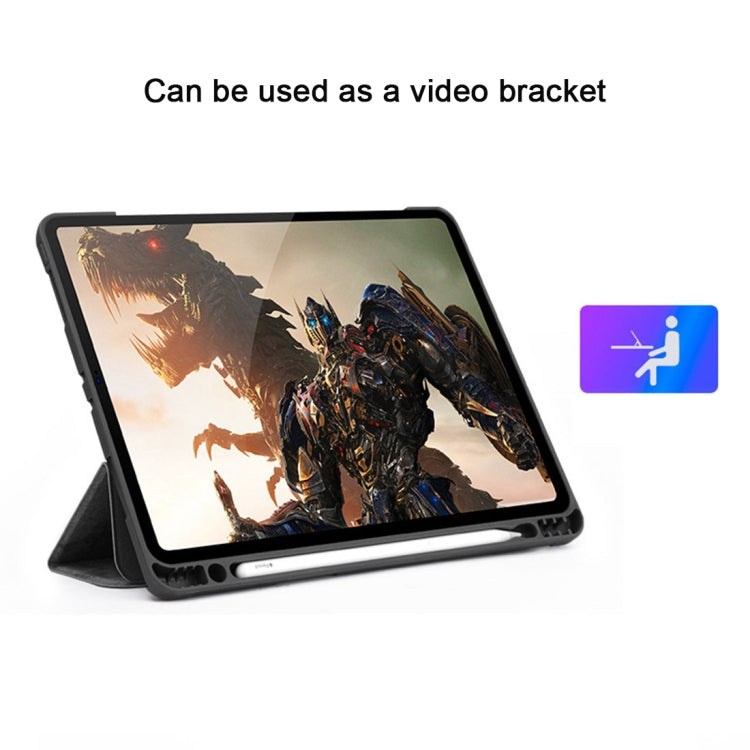 Horizontal Flip Magnetic PU Leather Case for iPad Pro 11 inch (2018), with Three-folding Holder & Sleep / Wake-up Function