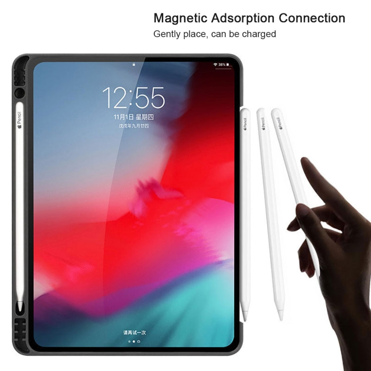 Horizontal Flip Magnetic PU Leather Case for iPad Pro 11 inch (2018), with Three-folding Holder & Sleep / Wake-up Function