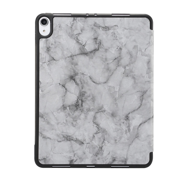 Marble Texture Pattern Horizontal Flip Leather Case for iPad Pro 11 inch (2018) , with Three-folding Holder & Pen Slot & Sleep / Wake-up Function
