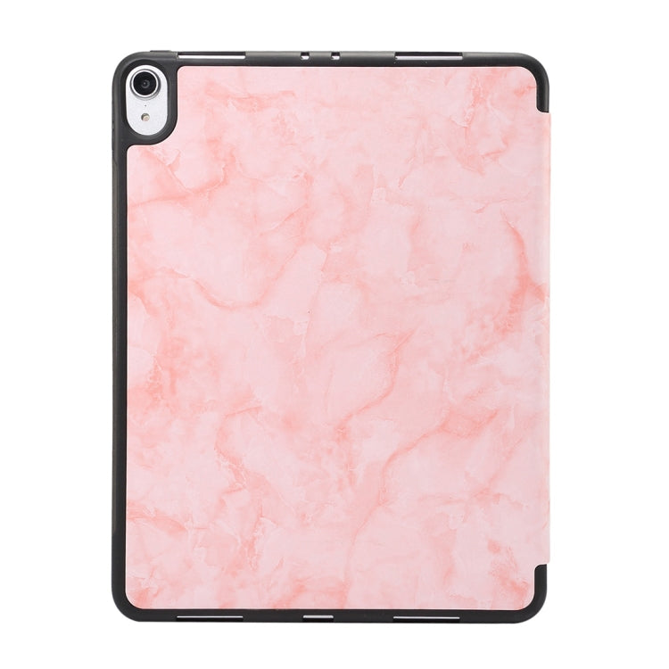 Marble Texture Pattern Horizontal Flip Leather Case for iPad Pro 11 inch (2018) , with Three-folding Holder & Pen Slot & Sleep / Wake-up Function