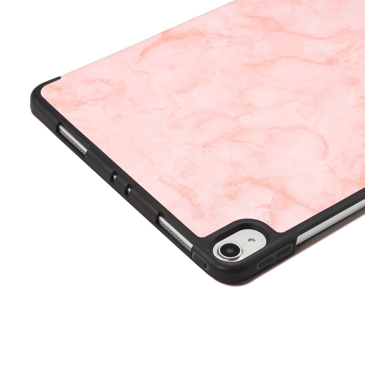 Marble Texture Pattern Horizontal Flip Leather Case for iPad Pro 11 inch (2018) , with Three-folding Holder & Pen Slot & Sleep / Wake-up Function