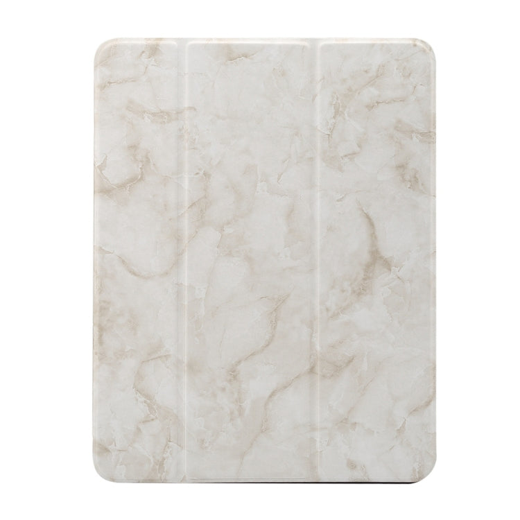 Marble Texture Pattern Horizontal Flip Leather Case for iPad Pro 11 inch (2018) , with Three-folding Holder & Pen Slot & Sleep / Wake-up Function