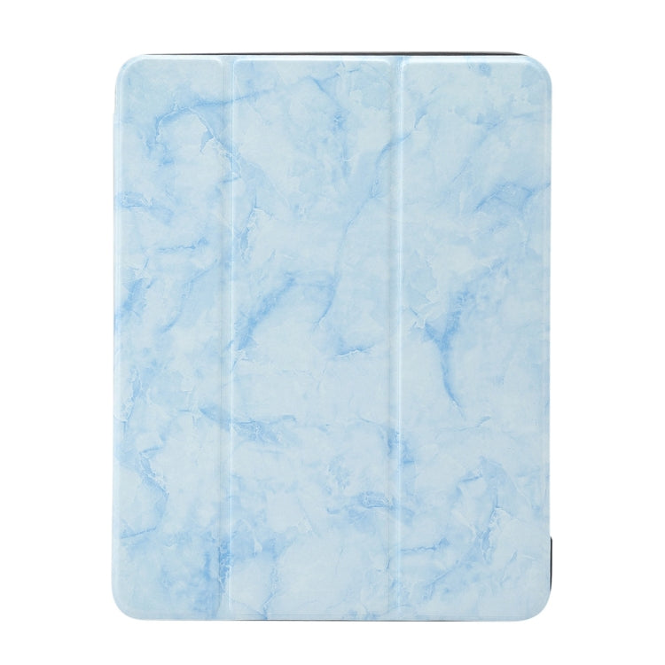 Marble Texture Pattern Horizontal Flip Leather Case for iPad Pro 11 inch (2018) , with Three-folding Holder & Pen Slot & Sleep / Wake-up Function