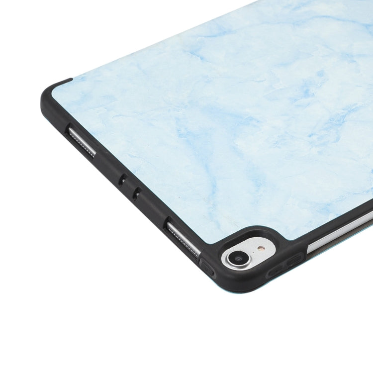 Marble Texture Pattern Horizontal Flip Leather Case for iPad Pro 11 inch (2018) , with Three-folding Holder & Pen Slot & Sleep / Wake-up Function