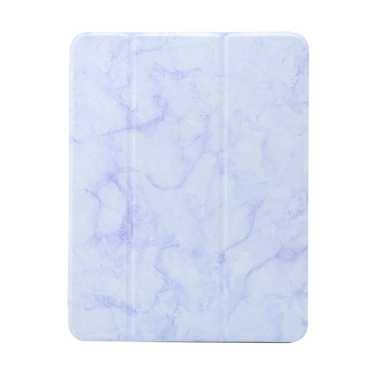 Marble Texture Pattern Horizontal Flip Leather Case for iPad Pro 11 inch (2018) , with Three-folding Holder & Pen Slot & Sleep / Wake-up Function
