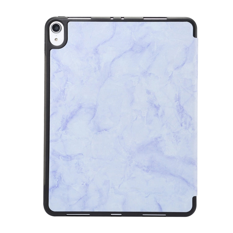 Marble Texture Pattern Horizontal Flip Leather Case for iPad Pro 11 inch (2018) , with Three-folding Holder & Pen Slot & Sleep / Wake-up Function