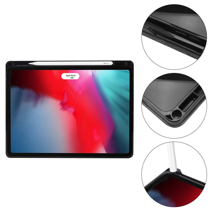 Crazy Horse Texture Horizontal Flip Leather Case for iPad Pro 11 inch (2018), with Card Slots & Pen Slot & Holder & Wallet