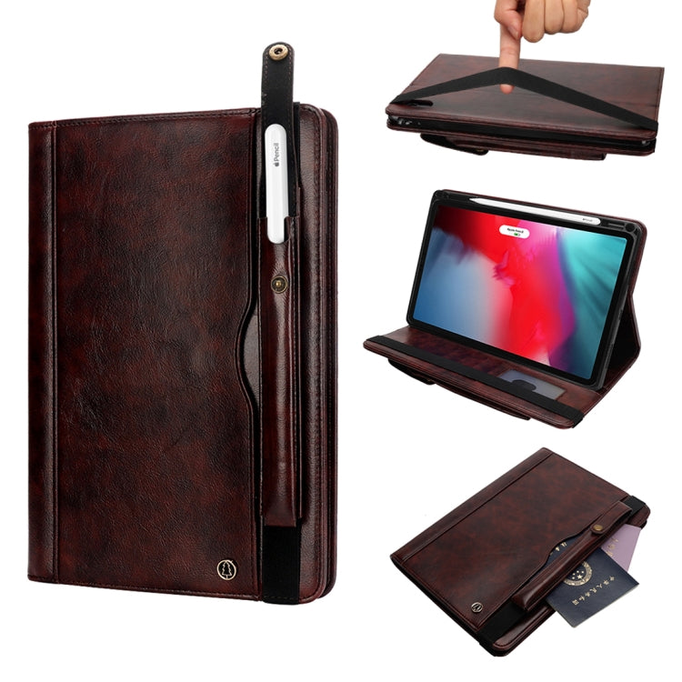 Crazy Horse Texture Horizontal Flip Leather Case for iPad Pro 11 inch (2018), with Card Slots & Pen Slot & Holder & Wallet
