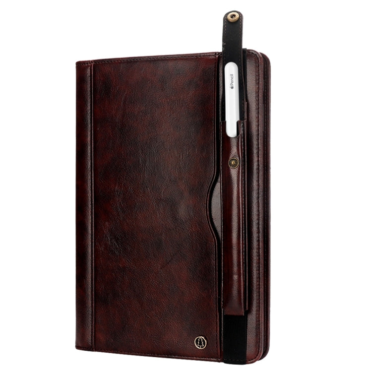 Crazy Horse Texture Horizontal Flip Leather Case for iPad Pro 11 inch (2018), with Card Slots & Pen Slot & Holder & Wallet