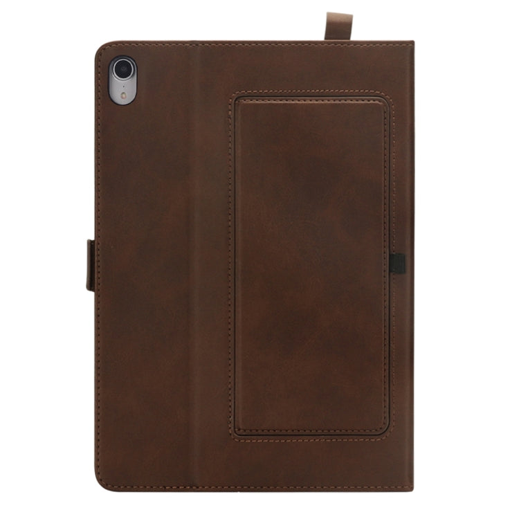 Horizontal Flip Double Holder Leather Case for iPad Pro 12.9 inch (2018), with Card Slots & Photo Frame & Pen Slot