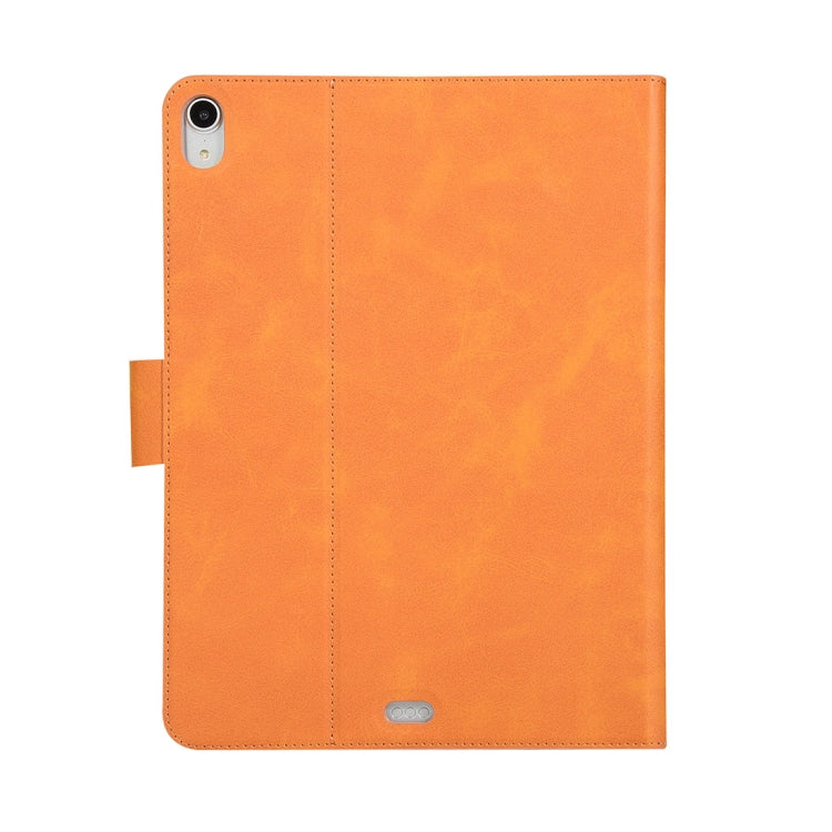 Pressed Texture Ultra-thin Horizontal Flip Leather Case for iPad Pro 11 inch 2018, with Holder & Card Slots & Pen Slot