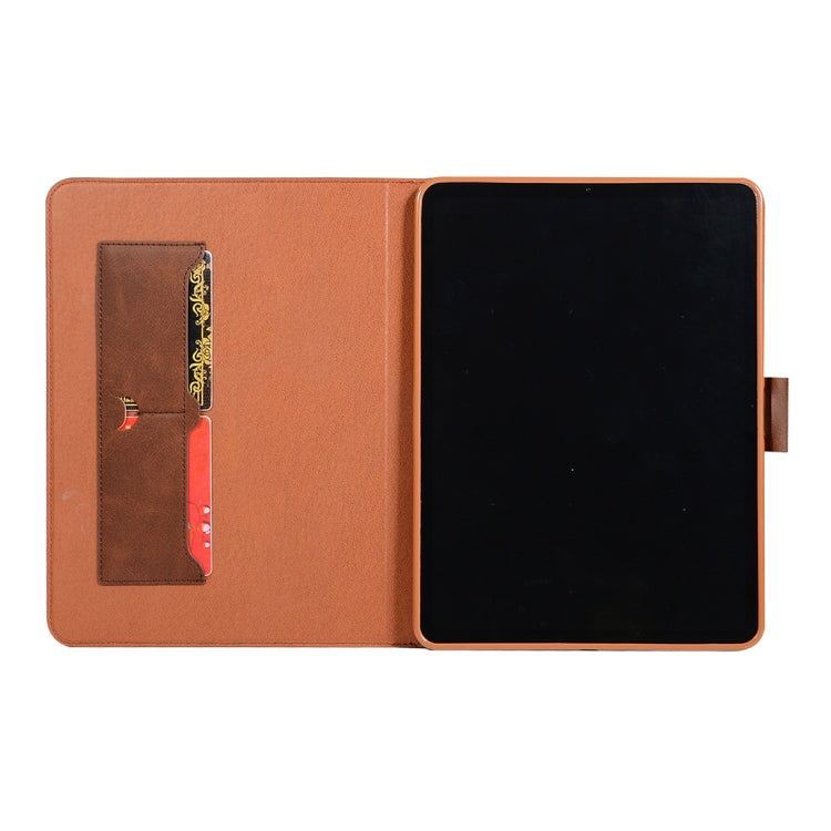 Pressed Texture Ultra-thin Horizontal Flip Leather Case for iPad Pro 11 inch 2018, with Holder & Card Slots & Pen Slot