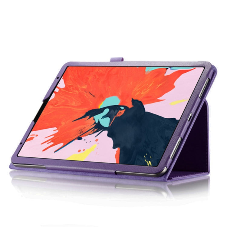 Litchi Texture Horizontal Flip Leather Case for iPad Pro 11 inch 2018, with Holder & Sleep / Wake-up Function