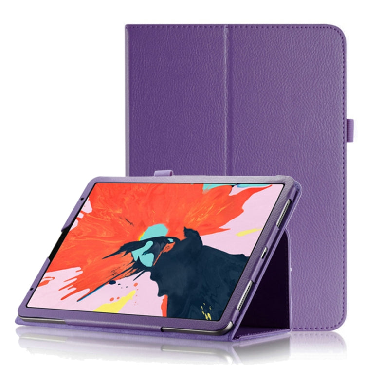 Litchi Texture Horizontal Flip Leather Case for iPad Pro 11 inch 2018, with Holder & Sleep / Wake-up Function