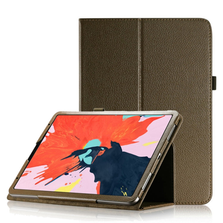 Litchi Texture Horizontal Flip Leather Case for iPad Pro 11 inch 2018, with Holder & Sleep / Wake-up Function