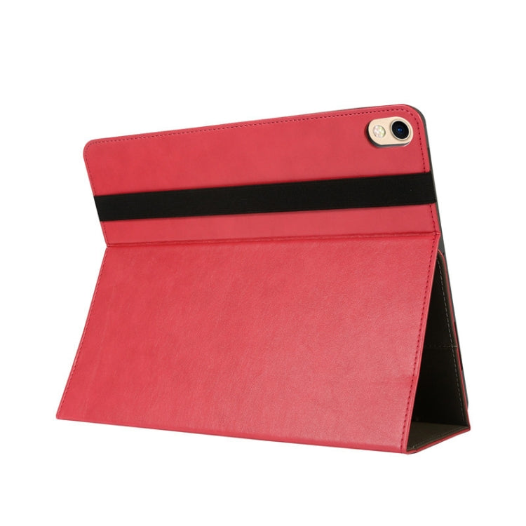 Horizontal Flip PU Leather Case for iPad Pro 12.9 inch 2018, with Holder & Card Slots & Pen Slot & Hand Strap