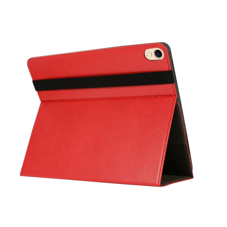 Horizontal Flip PU Leather Case for iPad Pro 12.9 inch 2018, with Holder & Card Slots & Pen Slot & Hand Strap