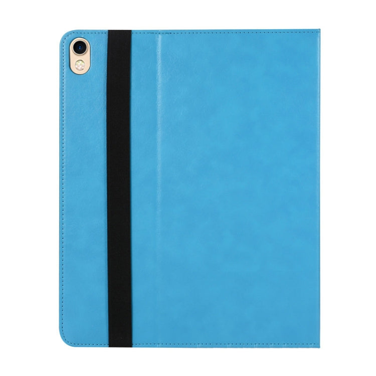Horizontal Flip PU Leather Case for iPad Pro 12.9 inch 2018, with Holder & Card Slots & Pen Slot & Hand Strap