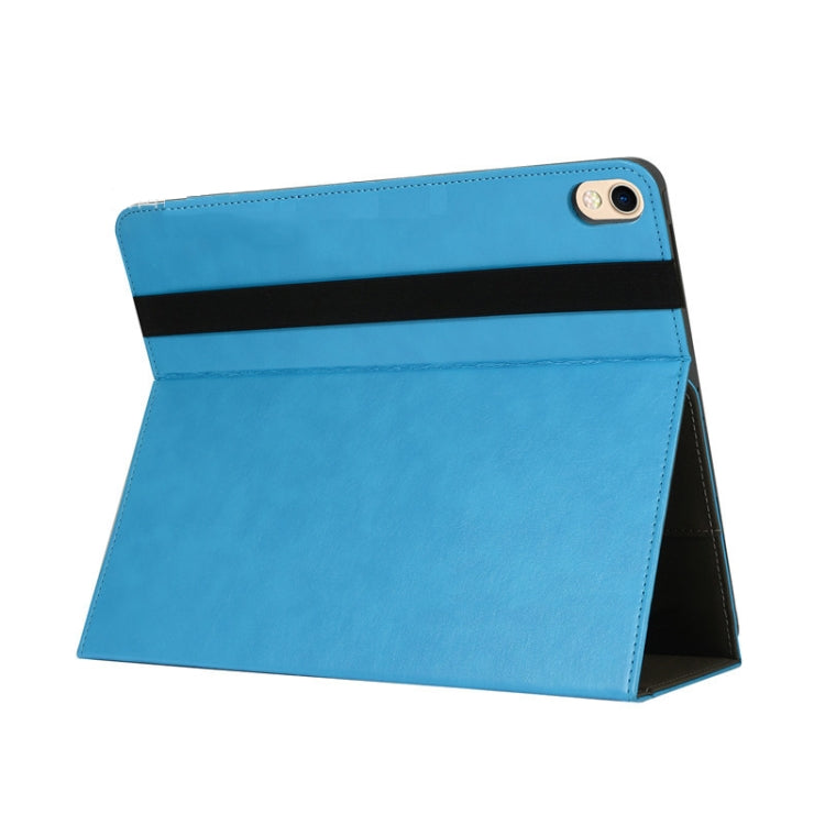 Horizontal Flip PU Leather Case for iPad Pro 12.9 inch 2018, with Holder & Card Slots & Pen Slot & Hand Strap