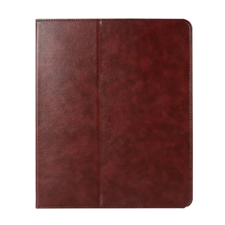 Horizontal Flip PU Leather Case for iPad Pro 12.9 inch 2018, with Holder & Card Slots & Pen Slot & Hand Strap
