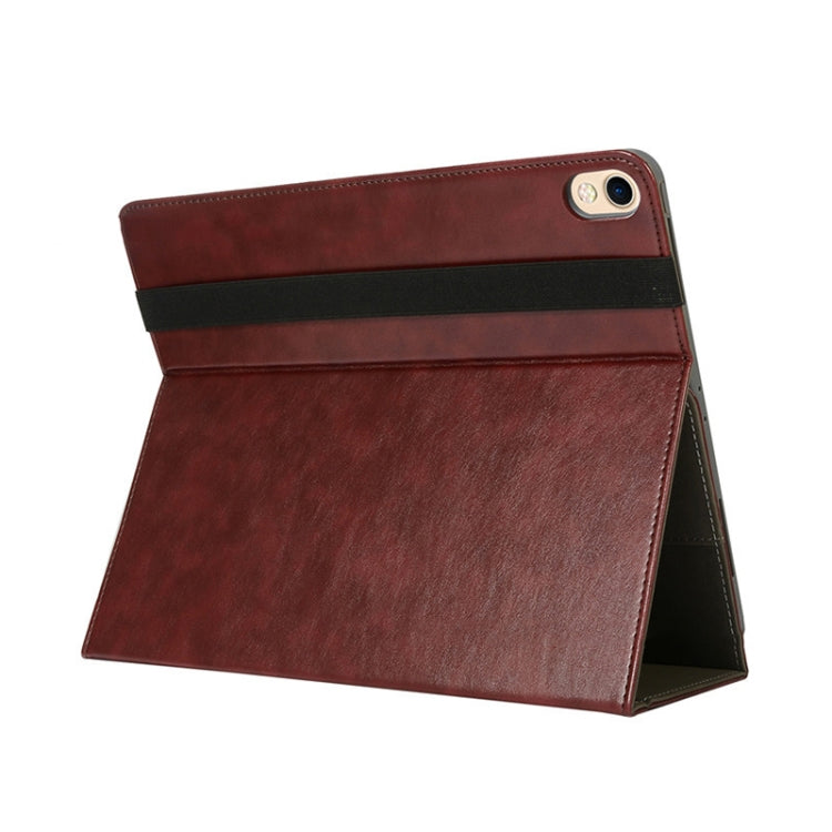 Horizontal Flip PU Leather Case for iPad Pro 12.9 inch 2018, with Holder & Card Slots & Pen Slot & Hand Strap