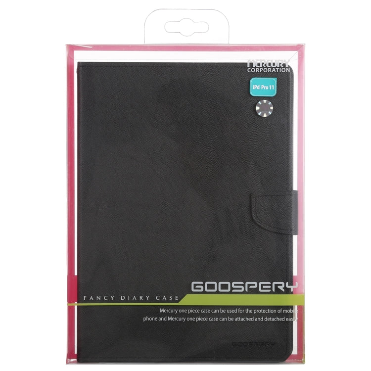 GOOSPERY FANCY DIARY Horizontal Flip Leather Case for iPad Pro 11 inch, with Holder & Card Slots & Wallet