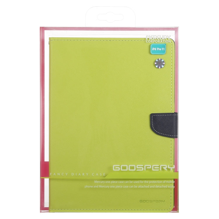 GOOSPERY FANCY DIARY Horizontal Flip Leather Case for iPad Pro 11 inch, with Holder & Card Slots & Wallet