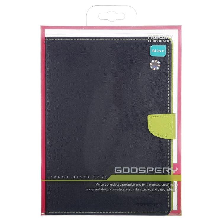 GOOSPERY FANCY DIARY Horizontal Flip Leather Case for iPad Pro 11 inch, with Holder & Card Slots & Wallet