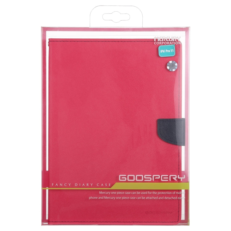 GOOSPERY FANCY DIARY Horizontal Flip Leather Case for iPad Pro 11 inch, with Holder & Card Slots & Wallet