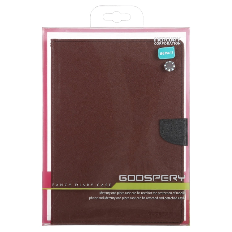 GOOSPERY FANCY DIARY Horizontal Flip Leather Case for iPad Pro 11 inch, with Holder & Card Slots & Wallet
