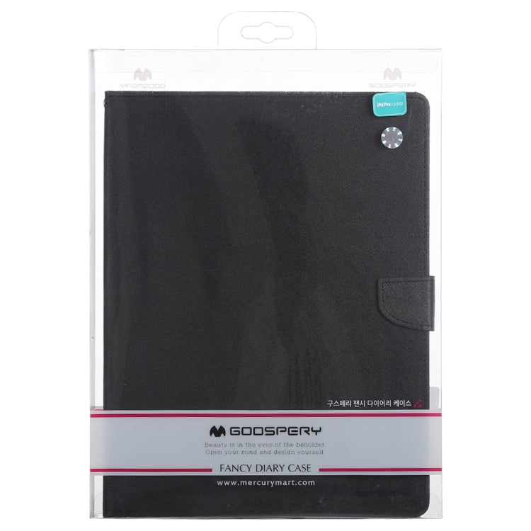 GOOSPERY FANCY DIARY Horizontal Flip Leather Case for iPad Pro 12.9 inch (2018), with Holder & Card Slots & Wallet