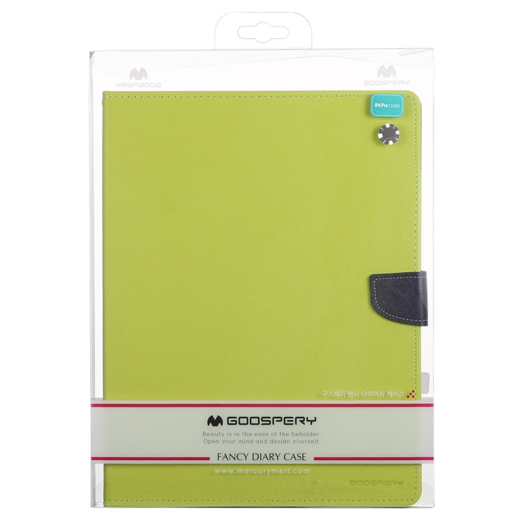 GOOSPERY FANCY DIARY Horizontal Flip Leather Case for iPad Pro 12.9 inch (2018), with Holder & Card Slots & Wallet
