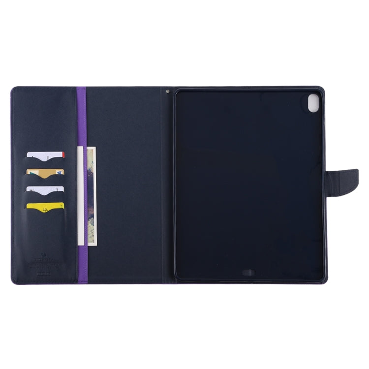GOOSPERY FANCY DIARY Horizontal Flip Leather Case for iPad Pro 12.9 inch (2018), with Holder & Card Slots & Wallet