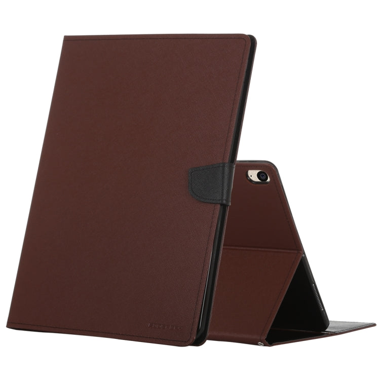 GOOSPERY FANCY DIARY Horizontal Flip Leather Case for iPad Pro 12.9 inch (2018), with Holder & Card Slots & Wallet