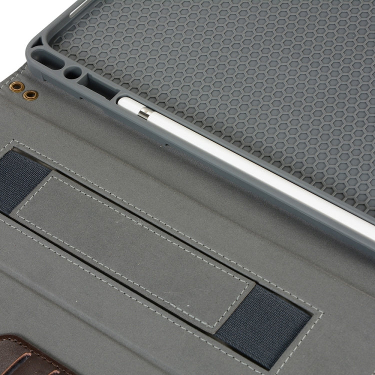 Genuine Leather Protective Case for iPad Pro 11 inch (2018), with Pen Slot & Holder & Card Slots