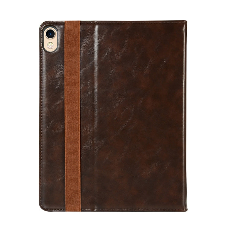 Genuine Leather Protective Case for iPad Pro 11 inch (2018), with Pen Slot & Holder & Card Slots