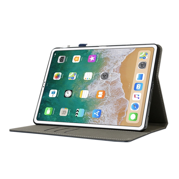 Top-grain Leather Protective Case for iPad Pro 11 inch (2018), with Holder & Card Slots & Wallet