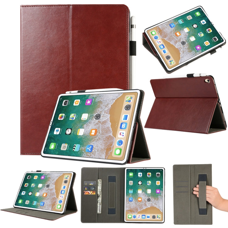 Top-grain Leather Protective Case for iPad Pro 11 inch (2018), with Holder & Card Slots & Wallet