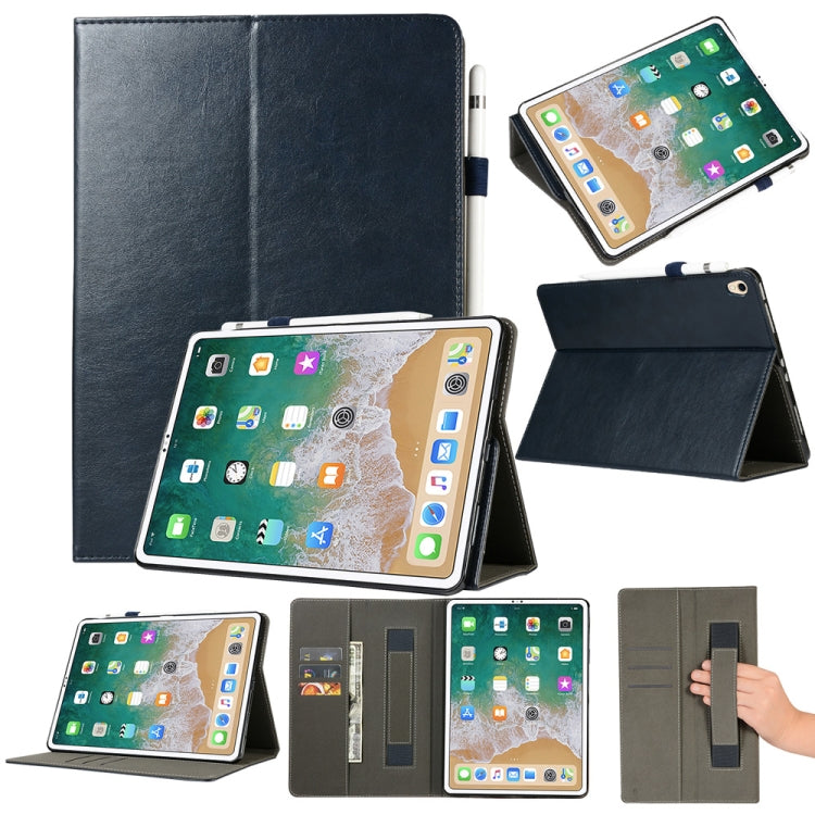 Top-grain Leather Protective Case for iPad Pro 12.9 inch (2018), with Holder & Card Slots & Wallet