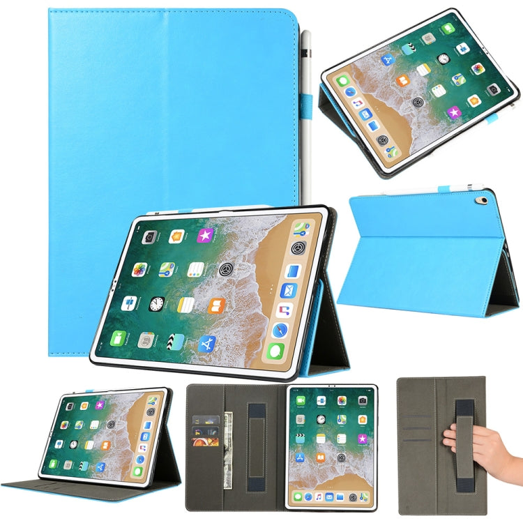 Top-grain Leather Protective Case for iPad Pro 12.9 inch (2018), with Holder & Card Slots & Wallet