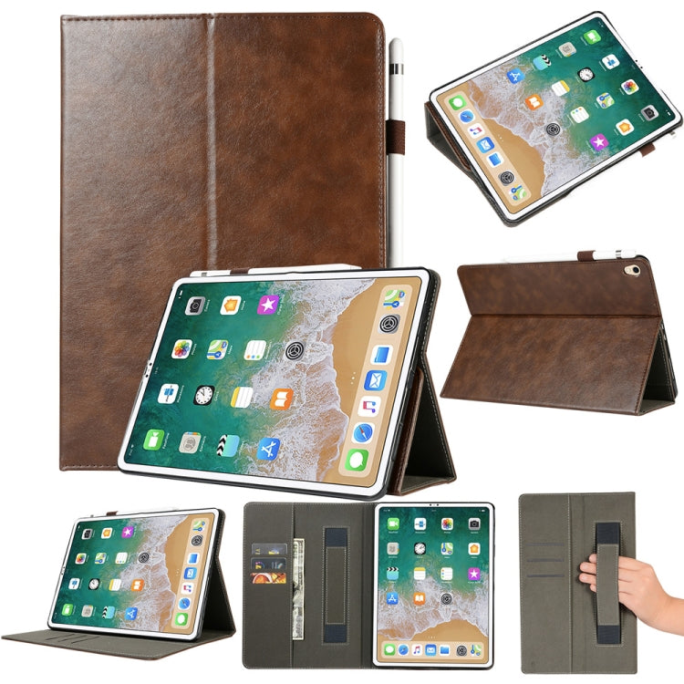 Top-grain Leather Protective Case for iPad Pro 12.9 inch (2018), with Holder & Card Slots & Wallet
