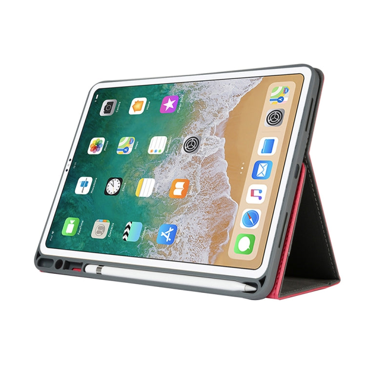Top-grain Leather Protective Case for iPad Pro 11 inch (2018), with Pen Slot & Holder & Card Slots & Wallet