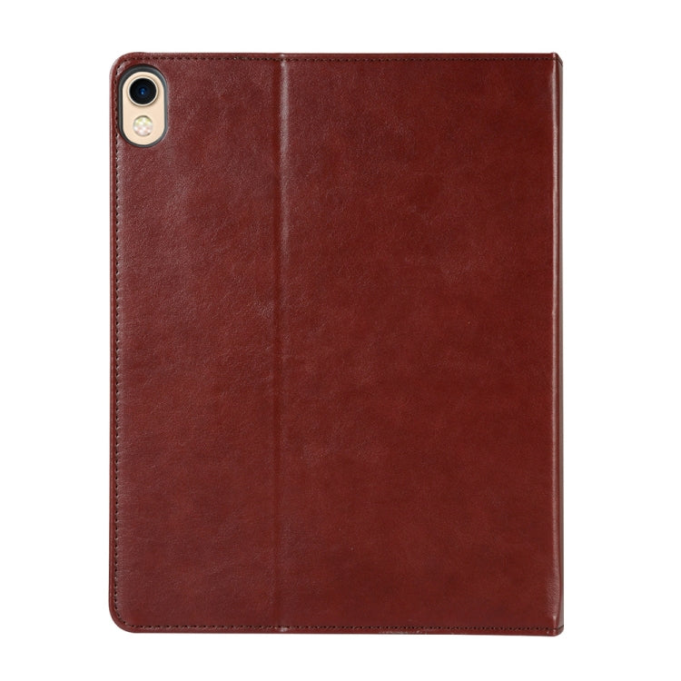 Top-grain Leather Protective Case for iPad Pro 11 inch (2018), with Pen Slot & Holder & Card Slots & Wallet