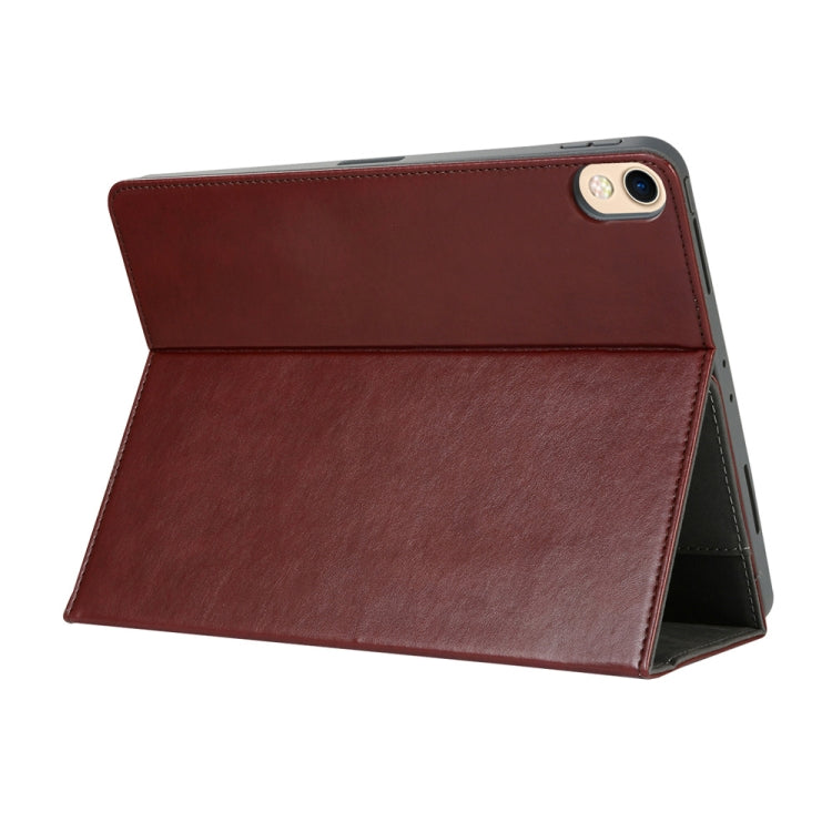 Top-grain Leather Protective Case for iPad Pro 11 inch (2018), with Pen Slot & Holder & Card Slots & Wallet
