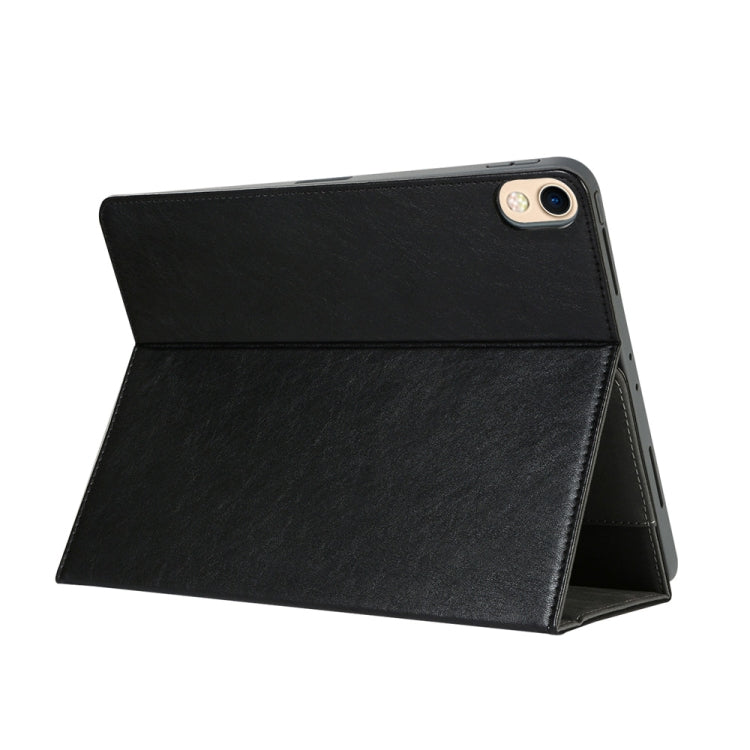 Top-grain Leather Protective Case for iPad Pro 12.9 inch (2018), with Pen Slot & Holder & Card Slots & Wallet