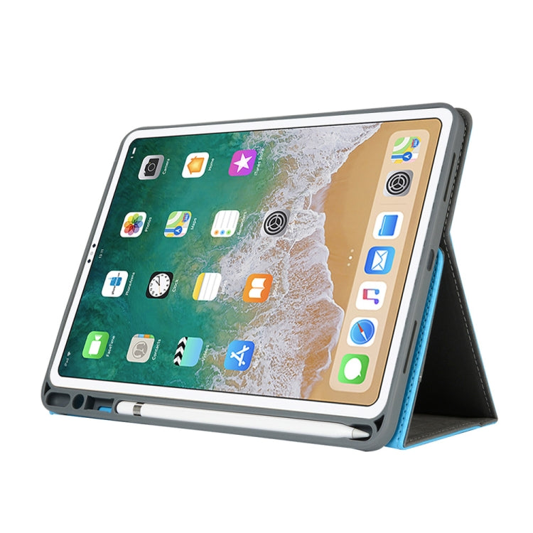 Top-grain Leather Protective Case for iPad Pro 12.9 inch (2018), with Pen Slot & Holder & Card Slots & Wallet