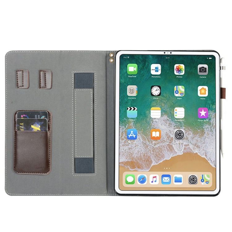 Genuine Leather Protective Case for iPad Pro 12.9 inch (2018), with Holder & Card Slots