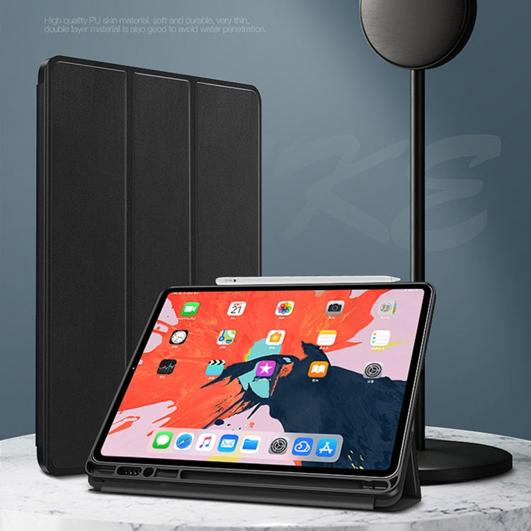 TOTUDESIGN Horizontal Flip TPU Leather Case for iPad Pro 11 inch (2018), with Holder & Sleep / Wake-up Function