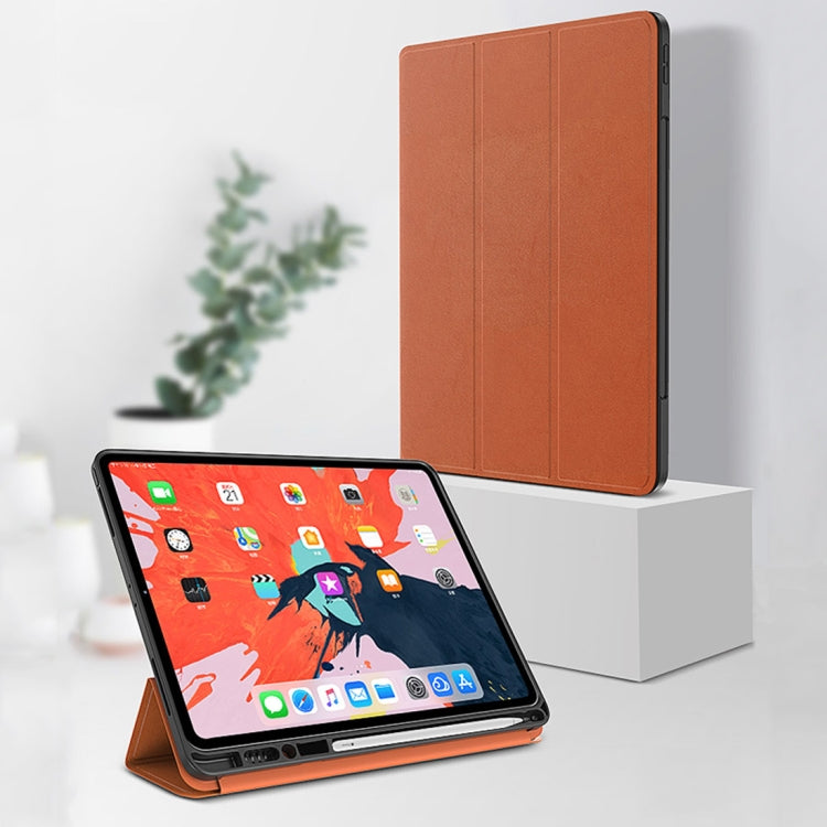 TOTUDESIGN Horizontal Flip TPU Leather Case for iPad Pro 11 inch (2018), with Holder & Sleep / Wake-up Function
